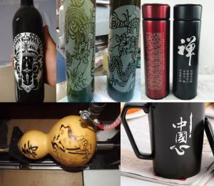 威海文登酒瓶葫芦工艺品激光雕刻机